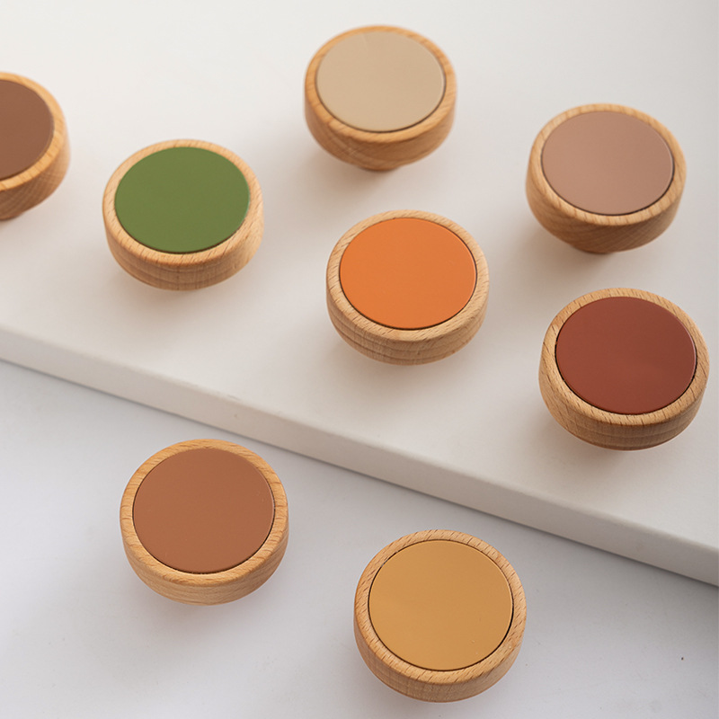 Japanese Furniture Hardware - Poignée en bois massif de style