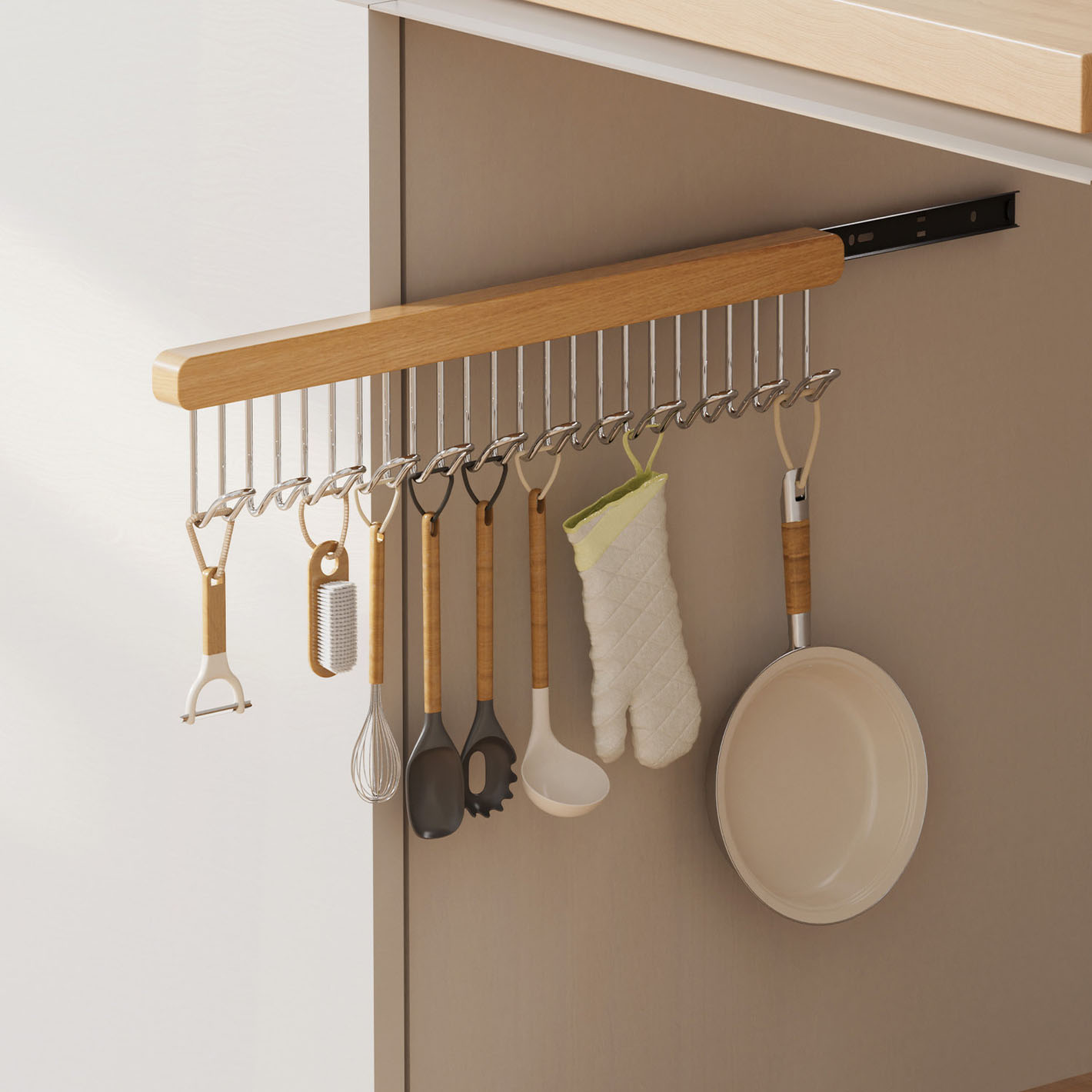 Furniture Hardware Accessories - Cintre mural à 8/12 crochets, 1