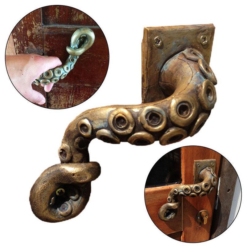Furniture Hardware Pulls - Bouton de porte pieuvre vintage, style