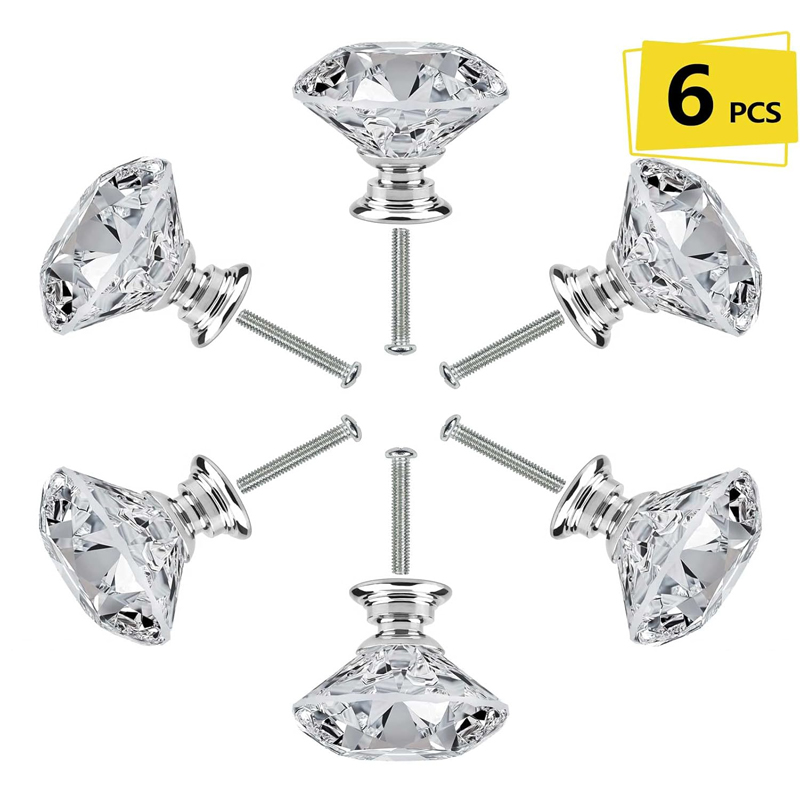 Furniture Hardware Lock - Lot de 6 boutons de meuble