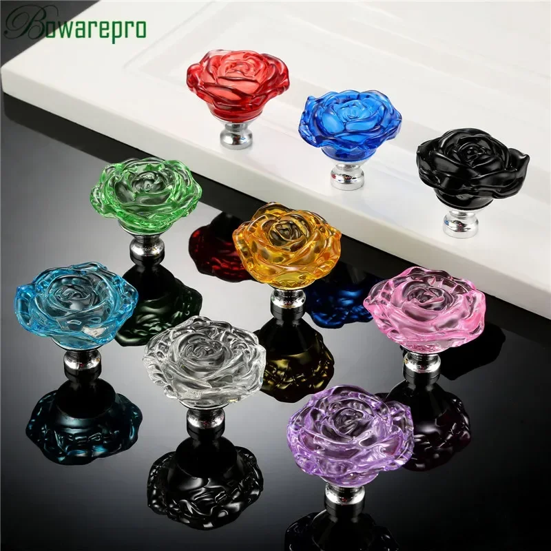 Bowarepro 50MM cristal Rose ve - Furniture Hardware Accessories avis et prix