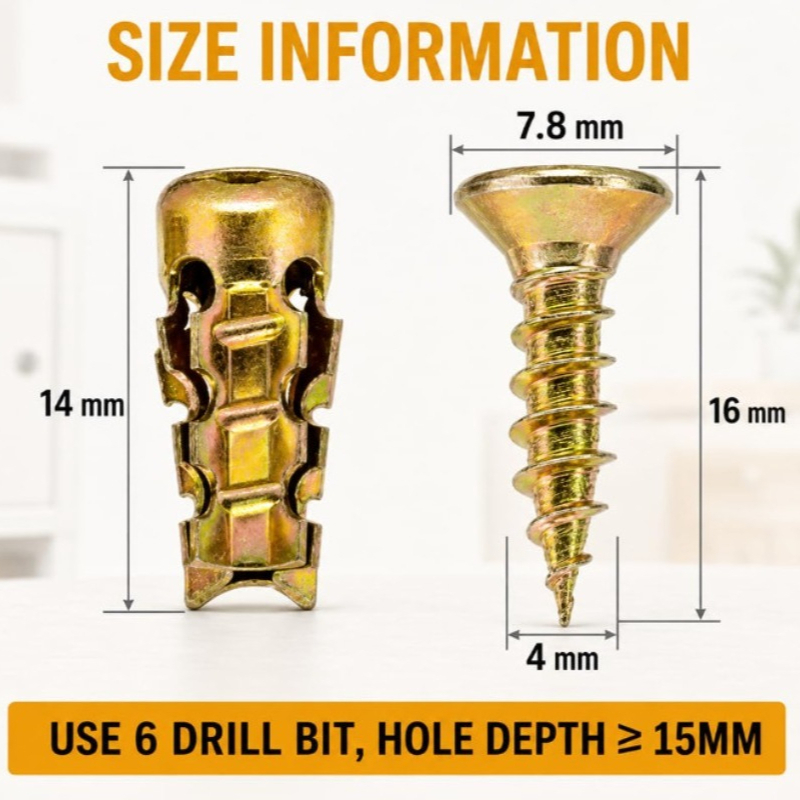 Kit de vis d'expansion courtes - Furniture Hardware In China avis et prix