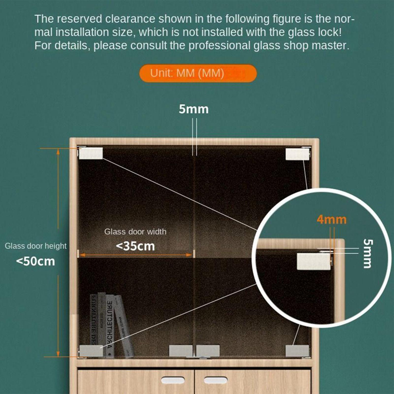 Charnières de porte en verre N - Furniture Hardware Display avis et prix