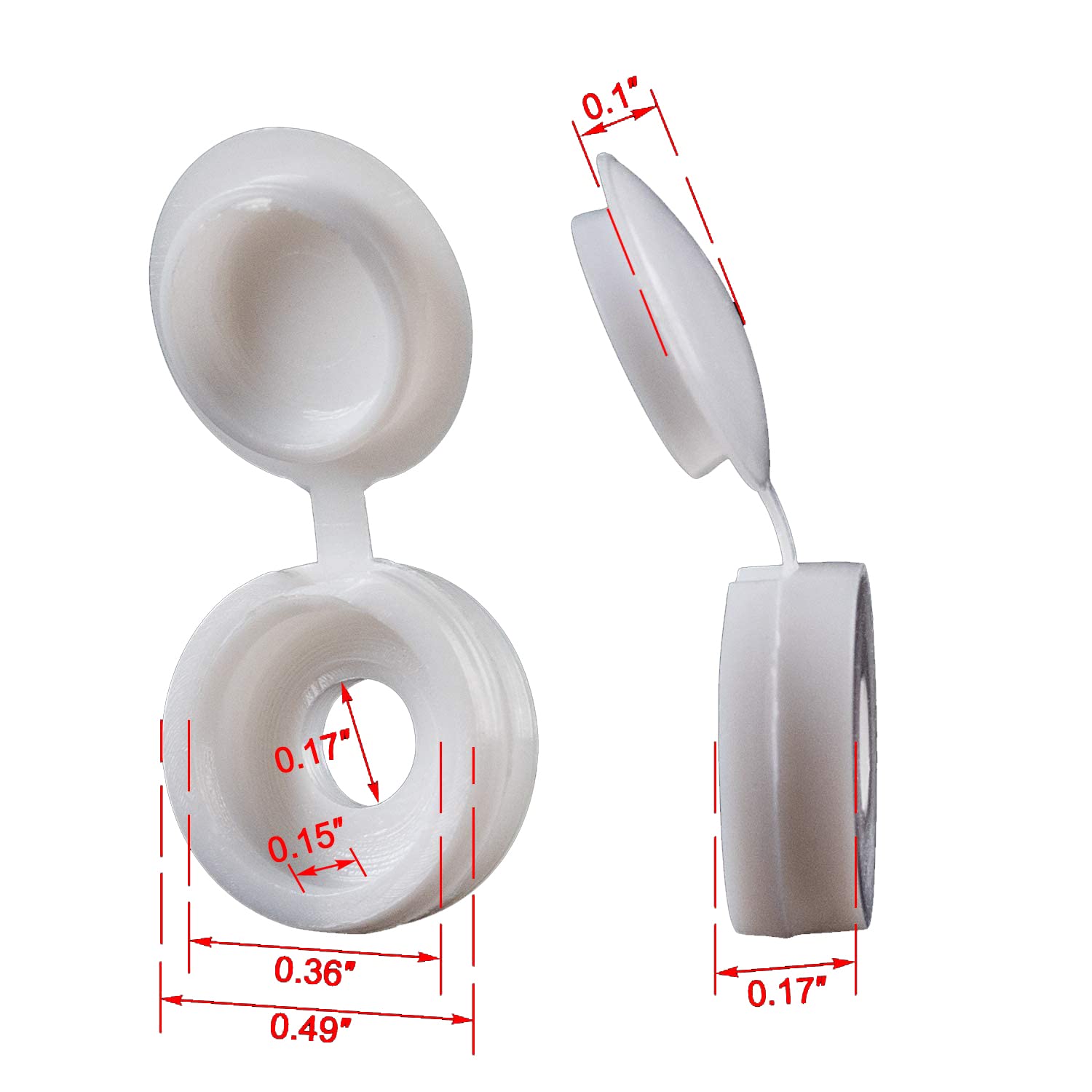 Couvercle de bouchon à vis en  - Furniture Hardware Hinges avis et prix