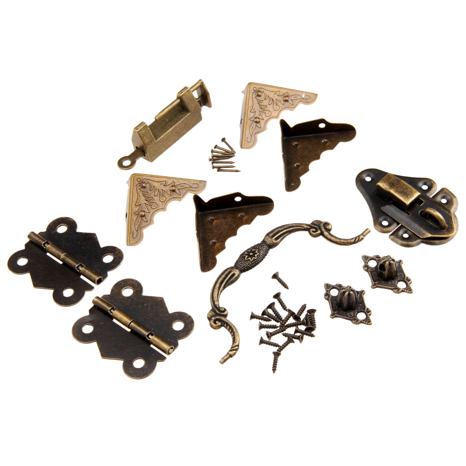 Loquet de boîte en bois antiqu - Furniture Hardware Pulls avis et prix