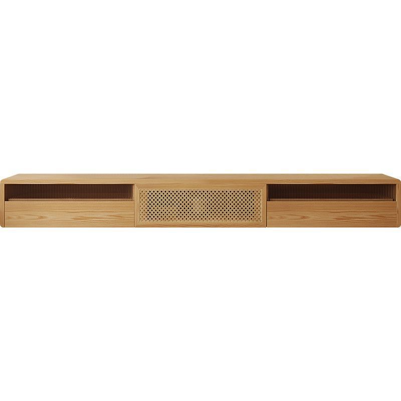 Meuble TV suspendu en rotin et - Japanese Furniture Hardware avis et prix