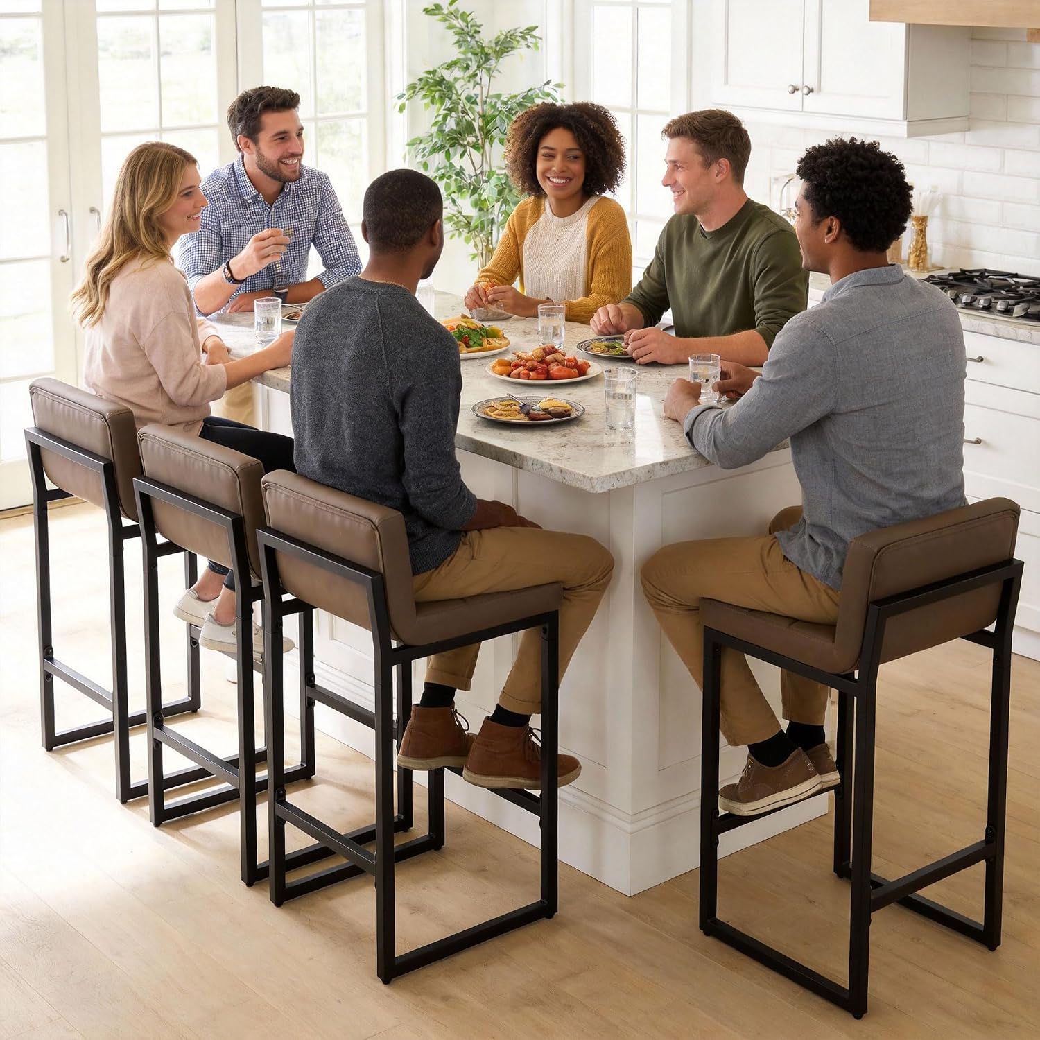 Ensemble de 4 tabourets de bar - Furniture Leg Set avis et prix